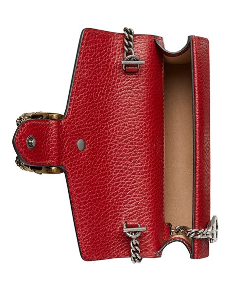 gucci dionysus super mini bag red